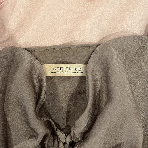 12th Tribe Final Cut Lace Up Top - Picture 3 of 6